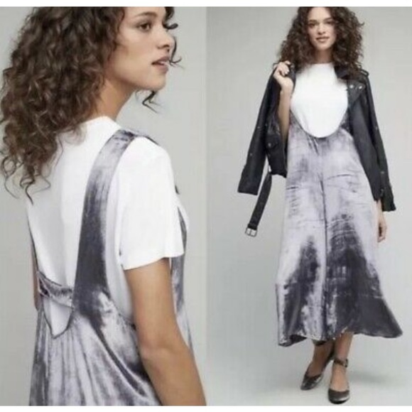 Anthropologie Maeve velvet wide leg jumpsuit overalls jumper 90s Y2K - Picture 8 of 11